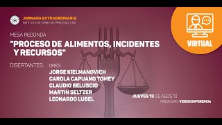 Proceso de alimentos incidentes y recursos Jornada [upl. by Novyart]