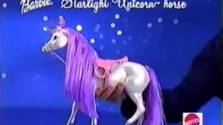 Barbie Starlight Unicorn Horse Commercial 2001 [upl. by Odnama]