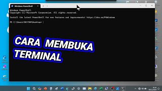 Cara Membuka Terminal di Windows 11 Komputer  3 Cara [upl. by Aneetsirhc]