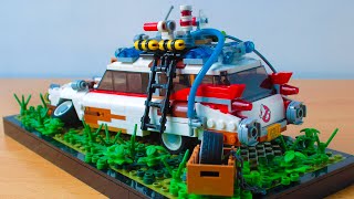 LEGO  MOC  Ghostbusters ECTO1 and ECTO1A Nanoscale [upl. by Myrtle747]