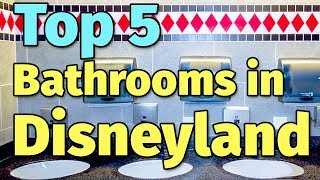 Top Five Bathrooms in Disneyland [upl. by Acinonrev973]