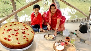 basic cake recipeবাড়িতেই তৈরি ডিম ছাড়া বড়দিনের স্পেশাল ভ্যানিলা স্পঞ্জ কেক রেসিপি😳chritmas cake [upl. by Conti]