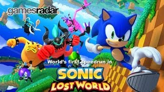 Sonic Lost World SGrade speedrun on Windy Hill 1 [upl. by Thelma888]