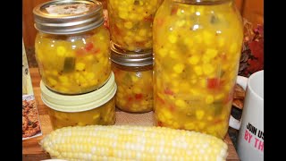 CORN RELISH  Pickling Recipe  Bonitas Kitchen [upl. by Fronia895]