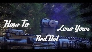 How To Zero An AR15 With A Red Dot Optic [upl. by Fuld]