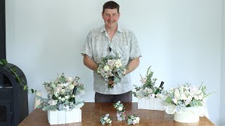 How To Make A Floral Wedding Set On Location [upl. by Rob]