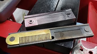 Cold Forging a Brass Comb in My Garage [upl. by Joycelin169]