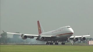 Plane spotting at Schiphol Airport  Beautiful landings amp take offs [upl. by Ojytteb]