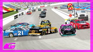 MARTINSVILLE ELIMINATOR CHAOS FILLED RACE  NR2003 2021 NASCAR Season [upl. by Leftwich927]