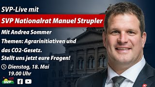 SVPLive mit Nationalrat Manuel Strupler [upl. by Anoyet]