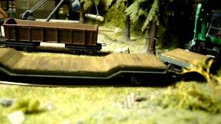 H0e Feldbahn mit Roco Diesellok Digital [upl. by Strickler]