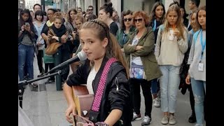 Allie Sherlock busking over 5 years 11 to 16 years old [upl. by Ruth803]