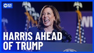 New Polling Puts Kamala Harris Ahead Of Trump  10 News First [upl. by Wertheimer455]