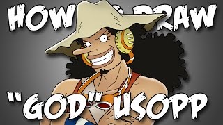 Draw Usopp From One Piece  Quick Simple Easy How To Steps For Beginners 29 ウソップ [upl. by Martell]