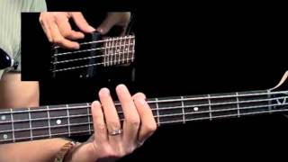 How to Play Blues Bass  4 Swing 8th Grooves  Bass Guitar Lessons for Beginners [upl. by Idur]