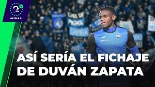 Duván Zapata el beneficado en una operación a tres bandas entre Barcelona e Ínter de Milán [upl. by Eerrehs]