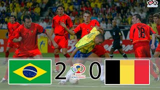 Brasil vs Belgium 2002 World Cup Highlights [upl. by Matt940]