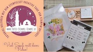 KalenderTutorial mit Stempelset KREATIVE TAGE von StampinUp [upl. by Kirit]