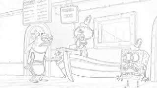 Spongebob squarepants graveyard shift sketch [upl. by Alrac]