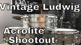 Vintage Ludwig Acrolite Shootout [upl. by Boucher92]