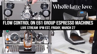 Introduction to Flow Control on E61 Group Espresso Machines [upl. by Lerrej]