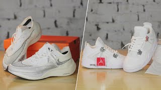 Nike ZoomX Vaporfly Next2  Air Jordan 4 Retro [upl. by Quinn]