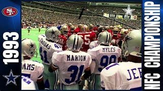 1993 NFL NFC Championship Game San Francisco 49ers at Dallas Cowboys Jan 23 1994 CBS John Madden [upl. by Pell]