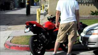 How To Push and Jump Start My Kawasaki Ninja 250R Epic FAIL Sportbike Motorcycle VLOG [upl. by Yelahs]