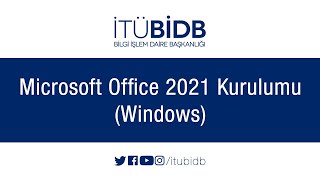 Microsoft Office 2021 Kurulumu Windows [upl. by Tara]