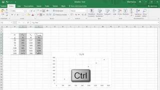 Excel  Kuvaajien piirtäminen datan valinta [upl. by Gonsalve55]