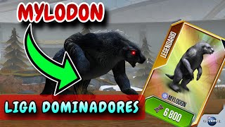 MYLODON PREMIO DE LIGA DOMINADORES MAXIMO PODER en JURASSIC WORLD THE GAME [upl. by Cut]