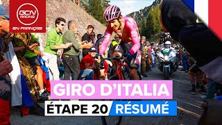 Giro DItalia 2023 Résumé  Étape 20 [upl. by Aicenet]