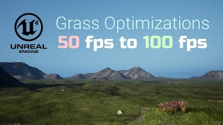 Improving Landscape Grass Performance in Unreal Engine [upl. by Aidyl]