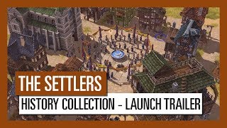 quotDIE SIEDLER HISTORY COLLECTION  LAUNCH TRAILERquot  Ubisoft DE [upl. by Eatnoid]