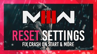 FIX MW3Warzone 3Zombies Not Starting  Reset Graphics Settings Full Guide [upl. by Macnamara]