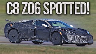 2022 Corvette C8 Z06 SPOTTED Active Aero Carbon Fiber amp Center Mounted Exhaust [upl. by Arted]