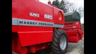 Massey Ferguson 620 Combine Story [upl. by Arivle576]