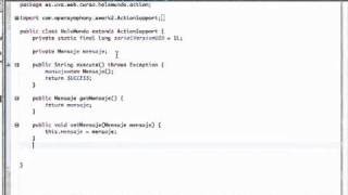 STIC JAVA STRUTS2 tutorial para crear un formulario [upl. by Tamma510]