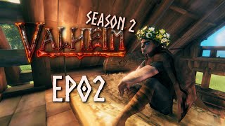 Valheim Lets Play  Season 2  Episode 02  Quest for Copper amp Bees [upl. by Natye]