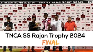 Chengalpattu vs Ranipet  Final  SS Rajan Trophy T20 Tournament 2024  Highlights [upl. by Lipscomb]