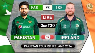 PAKISTAN VS IRELAND 2nd T20 MATCH Live SCORES  PAK vs IRE 2nd t20 LIVE MATCH  PAK LAST 8 OVERS [upl. by Tak95]