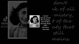 Ann Frank Lest We Forget [upl. by Arretahs]