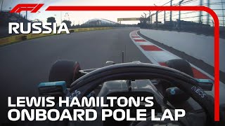 Lewis Hamiltons Pole Lap  2020 Russian Grand Prix  Pirelli [upl. by Alyahs913]