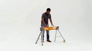 BORA Tool PM4520 AllTerrain Sawhorse [upl. by Nomled77]