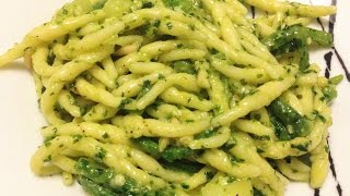 Trofie al pesto  Italian pasta al pesto recipe eng subs [upl. by Binnie]