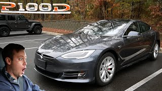 Tesla Model S P100D Review  Autopilot Road Trip [upl. by Rammus544]