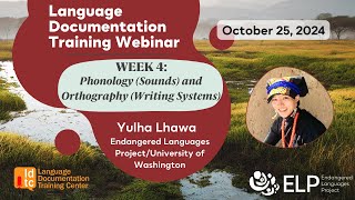 Week 4 Phonology Sounds and Orthography Writing Systems [upl. by Ainirtac874]