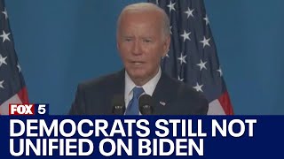 Democrats still not unified on Biden [upl. by Aisat]