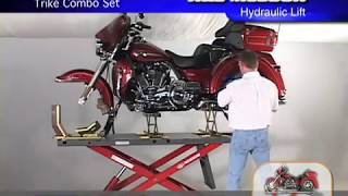 KampL MC650R Hydraulic Lift with Trike Package Demo [upl. by Tidwell]