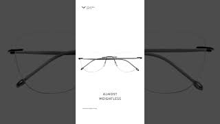 Best Rimless Glasses for Men Pure Titanium UltraLight and Comfortable Frame [upl. by Aerdnad]